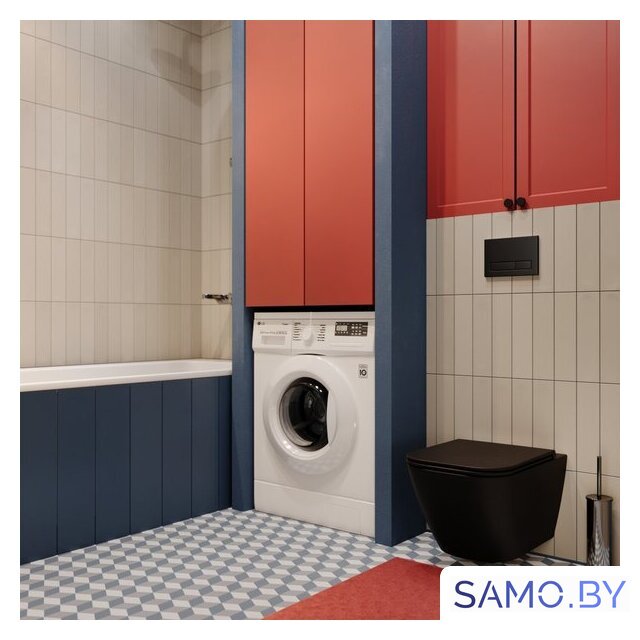 Унитаз подвесной Wellsee Pure BY Wellsee RimFree 182604001 (чаша, пневмокрышка, матовый черный) - Изображение №6 — Интернет-магазин samo.by