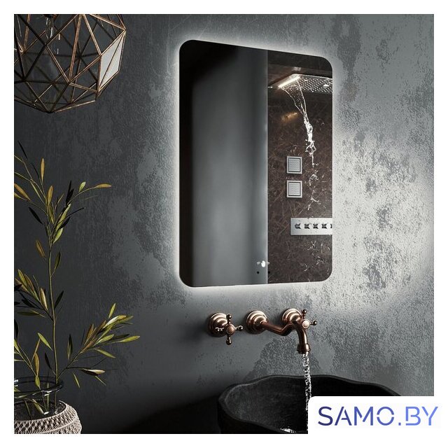  Roxen Зеркало Bella smart touch 510055-50ST (с бесконтактным сенсором и подсветкой) - Изображение №3 — Интернет-магазин samo.by