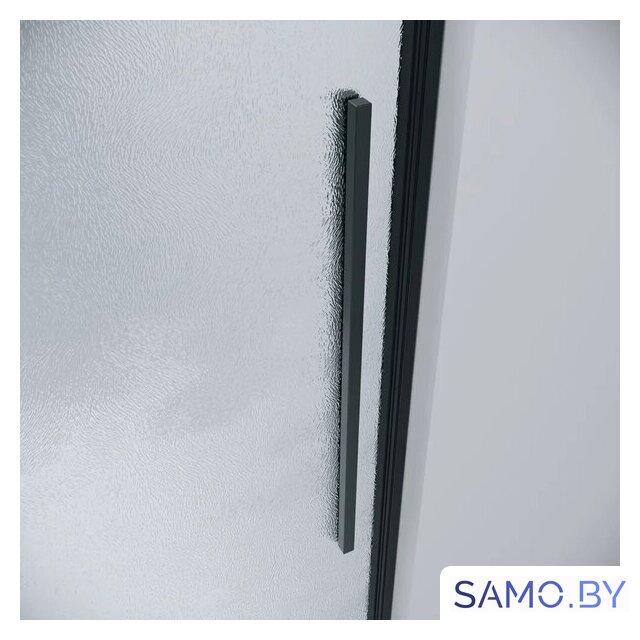 Душевой уголок Grossman Galaxy 100х100х195 120.K33.01.1010.21.02 (черный матовый/шиншилла стекло) - Изображение №2 — Интернет-магазин samo.by
