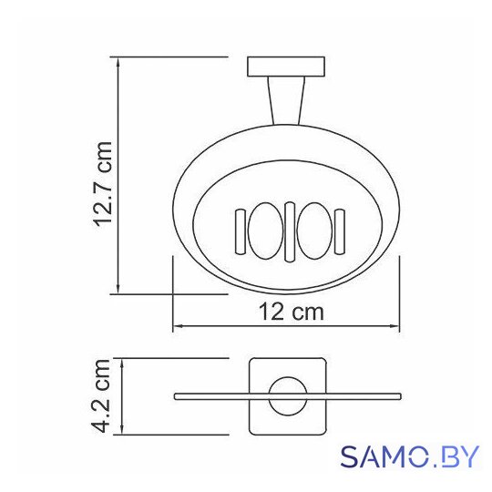 Мыльница Wasserkraft Lippe K-6569 - Изображение №4 — Интернет-магазин samo.by