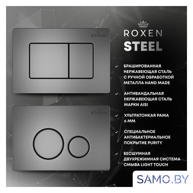 Инсталляция для унитаза Roxen StounFix Dual Fresh 859290 - Изображение №6 — Интернет-магазин samo.by