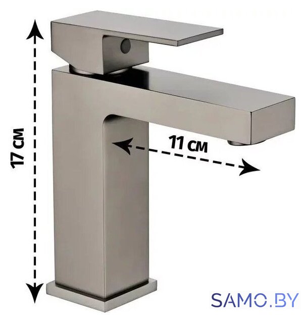 Смеситель Grocenberg GB2008 (графит) - Изображение №2 — Интернет-магазин samo.by