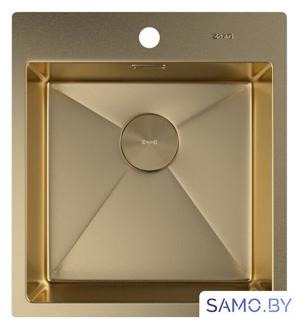 Кухонная мойка ZorG Zerox 46 IF PVD Gold - Изображение №3 — Интернет-магазин samo.by
