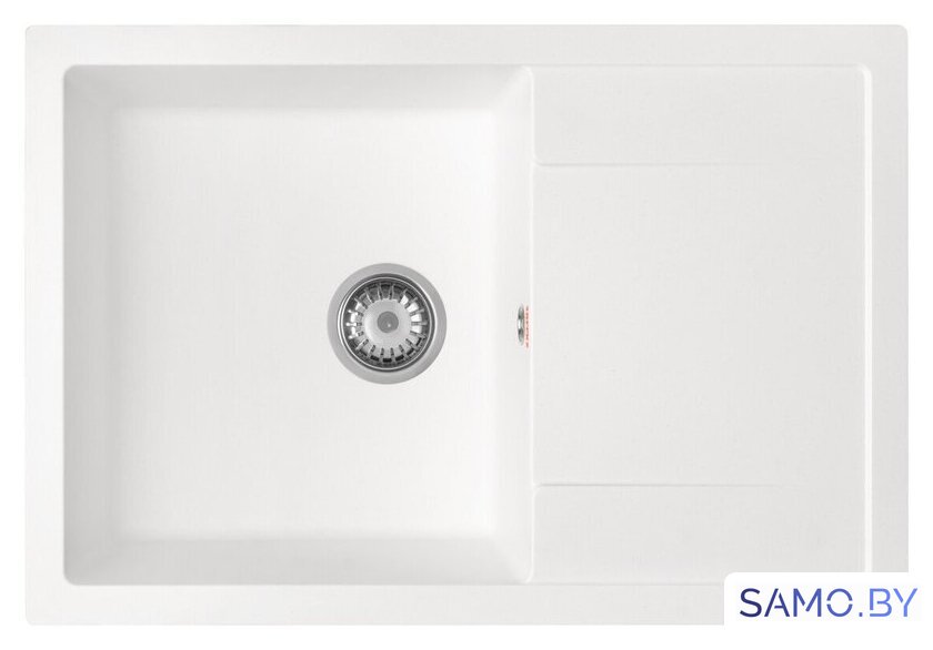 Кухонная мойка ARFEKA ZIA 76 Silken White - Изображение №2 — Интернет-магазин samo.by