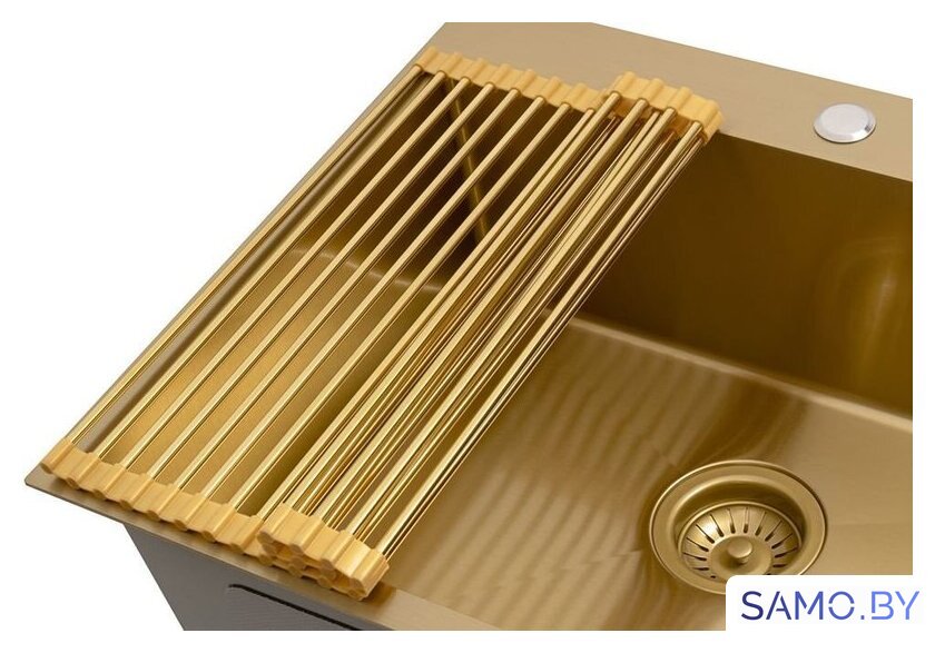 Кухонная мойка ARFEKA ECO AR мойка 500*500, роллер-мат, дозатор Gold - Изображение №7 — Интернет-магазин samo.by