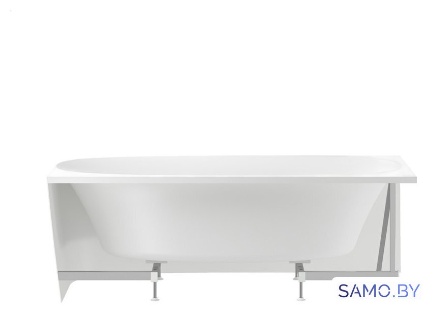 Ванна Wellsee Belle Spa 2.0 170x75 235806002 (пристенная ванна (правая) белый глянец, экран, каркас, сифон-автомат глянцевый белый) - Изображение №3 — Интернет-магазин samo.by