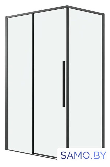 Душевой уголок Grossman Galaxy 100х100х195 120.K33.01.1010.21.00 (черный матовый/прозрачное стекло) - Изображение №1 — Интернет-магазин samo.by