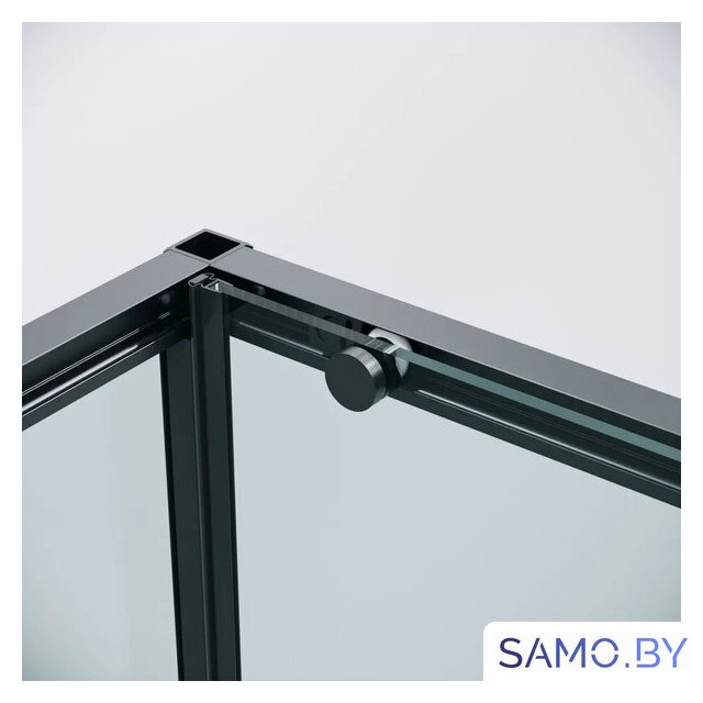 Душевой уголок Grossman Galaxy 100х100х195 120.K33.01.1010.21.00 (черный матовый/прозрачное стекло) - Изображение №5 — Интернет-магазин samo.by