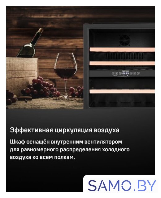 Винный шкаф MAUNFELD MBWC-92D36 - Изображение №11 — Интернет-магазин samo.by