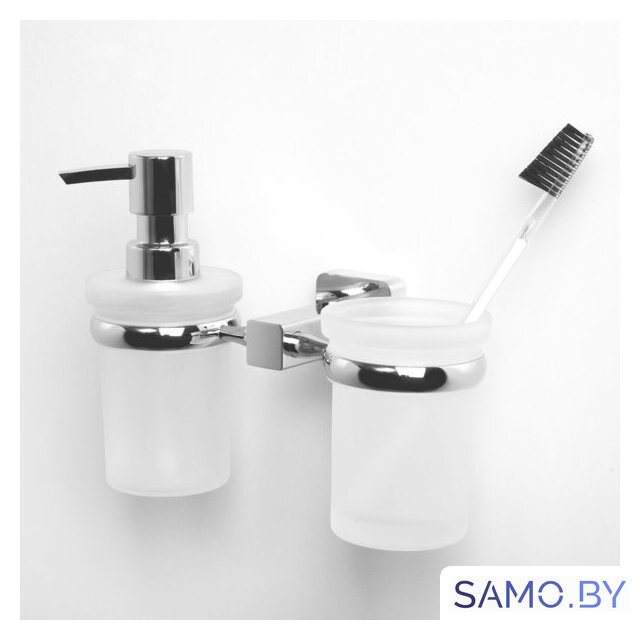 Держатель для стакана и дозатора мыла Wasserkraft Lippe K-6589 - Изображение №1 — Интернет-магазин samo.by