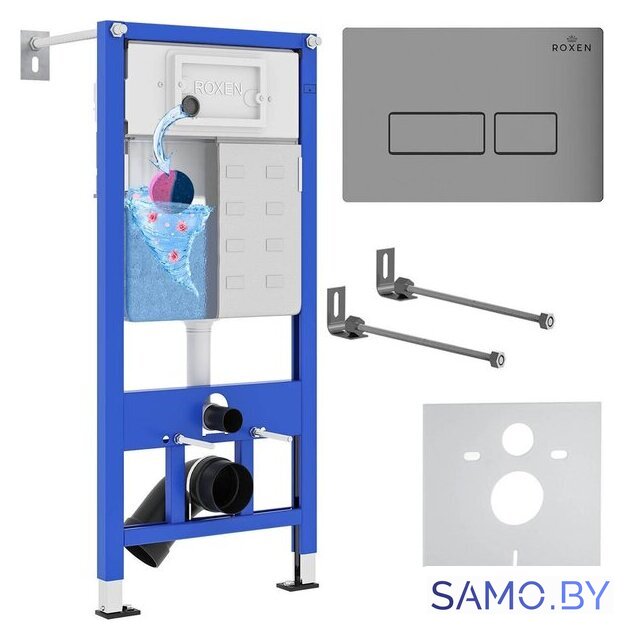 Инсталляция для унитаза Roxen StounFix Dual Fresh 856831 - Изображение №1 — Интернет-магазин samo.by