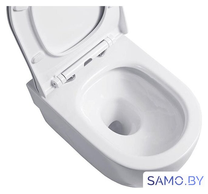 Унитаз подвесной Roxen Porto One Rimless 6 в 1 StounFix Dual Fresh 593355 (кнопка: хром) - Изображение №7 — Интернет-магазин samo.by