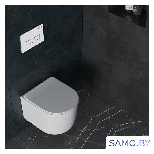 Унитаз подвесной Roxen Simple Compact в комплекте с инсталляцией StounFix Dual Fresh 6 в 1 920247 (кнопка: белый глянец) - Изображение №13 — Интернет-магазин samo.by