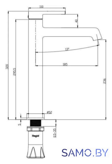 Смеситель Raglo R20.15.09 - Изображение №15 — Интернет-магазин samo.by