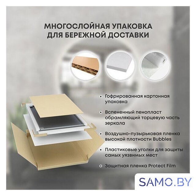  Roxen Зеркало Brimen 510195-70 70х70 - Изображение №8 — Интернет-магазин samo.by