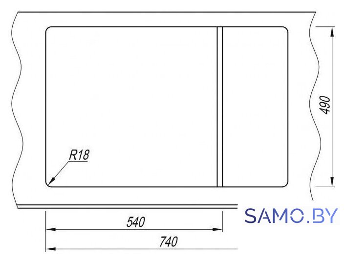 Кухонная мойка ARFEKA ZIA 76 Wet Graphite - Изображение №6 — Интернет-магазин samo.by