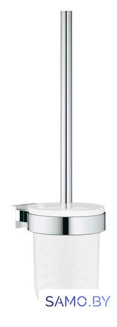 Ершик для унитаза Grohe Essentials Cube 40513001 (хром/матовое стекло) - Изображение №1 — Интернет-магазин samo.by