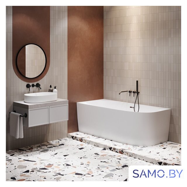 Ванна Wellsee Belle Spa 2.0 170x75 235805004 (пристенная ванна (левая) белый глянец, экран, каркас, сифон-автомат золото) - Изображение №8 — Интернет-магазин samo.by