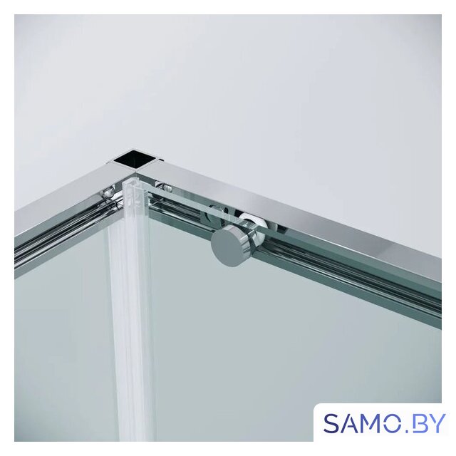 Душевой уголок Grossman Galaxy 100х100х195 120.K33.01.1010.10.00 (хром/прозрачное стекло) - Изображение №4 — Интернет-магазин samo.by