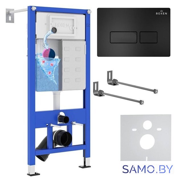 Инсталляция для унитаза Roxen StounFix Dual Fresh 847702 - Изображение №1 — Интернет-магазин samo.by
