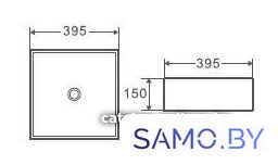 Умывальник WeltWasser Elbach 20755 MB - Изображение №2 — Интернет-магазин samo.by