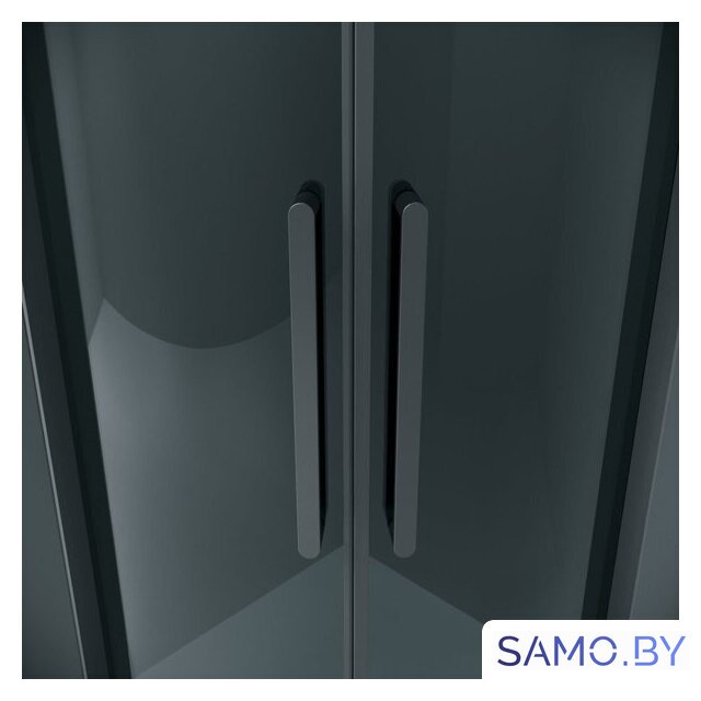 Душевой уголок Grossman Classic 90x90x195 301.K33.04.9090.21.00 (черный матовый/прозрачное стекло) - Изображение №7 — Интернет-магазин samo.by