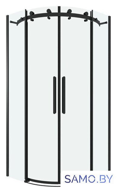 Душевой уголок Grossman Classic 90x90x195 301.K33.04.9090.21.00 (черный матовый/прозрачное стекло) - Изображение №1 — Интернет-магазин samo.by