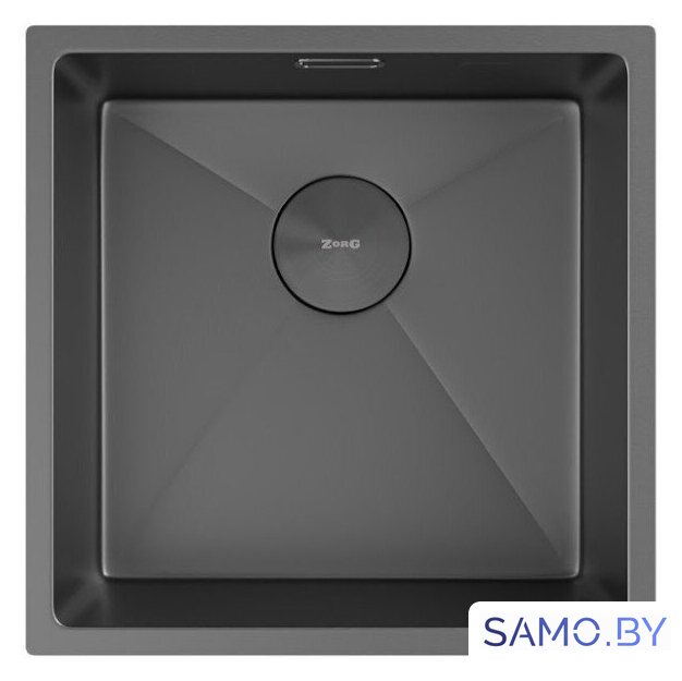 Кухонная мойка ZorG Zerox 44 U / IF Zurinox PVD Gunblack - Изображение №3 — Интернет-магазин samo.by