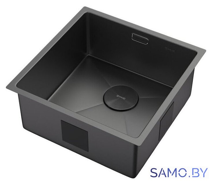 Кухонная мойка ZorG Zerox 44 U / IF Zurinox PVD Gunblack - Изображение №2 — Интернет-магазин samo.by