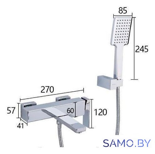 Смеситель Gappo Futura G3218 - Изображение №4 — Интернет-магазин samo.by