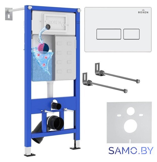 Инсталляция для унитаза Roxen StounFix Dual Fresh 833336 - Изображение №1 — Интернет-магазин samo.by