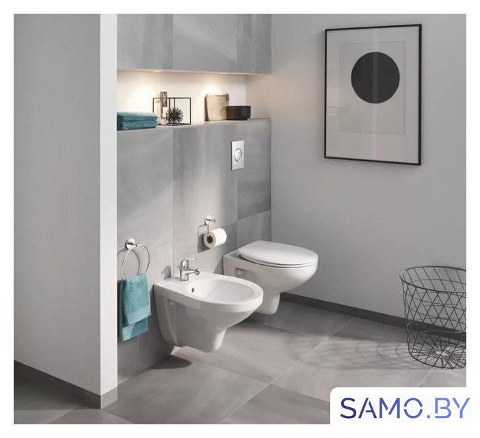 Унитаз подвесной Grohe Bau 39427000 (без сиденья) - Изображение №7 — Интернет-магазин samo.by