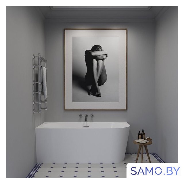 Ванна Wellsee Excellence Pro 140x70 28760504R (пристенная ванна (левая) белый глянец, экран, ножки, сифон-автомат золото) - Изображение №8 — Интернет-магазин samo.by