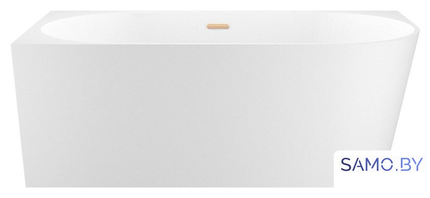 Ванна Wellsee Excellence Pro 140x70 28760504R (пристенная ванна (левая) белый глянец, экран, ножки, сифон-автомат золото) - Изображение №1 — Интернет-магазин samo.by
