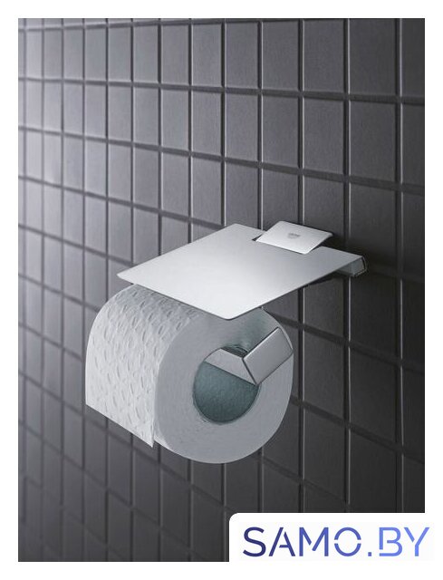 Держатель для туалетной бумаги Grohe Selection Cube 40781000 (хром) - Изображение №2 — Интернет-магазин samo.by