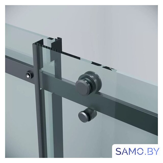 Душевой уголок Grossman Classic 120x80x195 120.K33.04.1280.21.00 (черный матовый/прозрачное стекло) - Изображение №4 — Интернет-магазин samo.by
