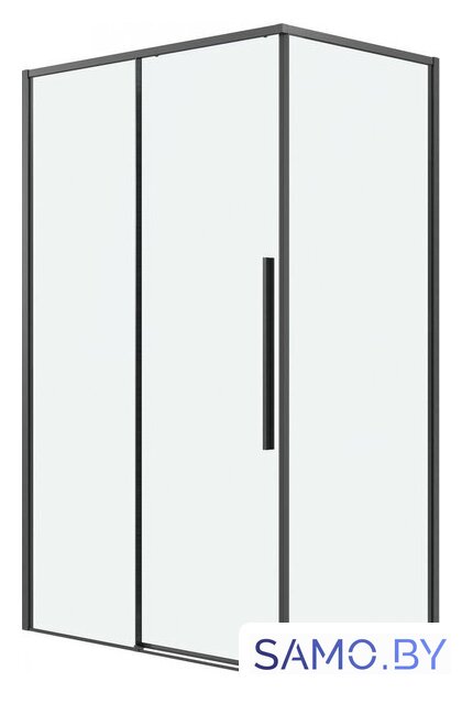 Душевая стенка Grossman Galaxy 90x195 200.K33.01.90.42.00 (графит сатин/стекло прозрачное) - Изображение №5 — Интернет-магазин samo.by
