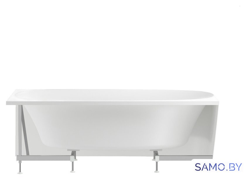 Ванна Wellsee Belle Spa 2.0 170x75 235805002 (пристенная ванна (левая) белый глянец, экран, каркас, сифон-автомат глянцевый белый) - Изображение №3 — Интернет-магазин samo.by