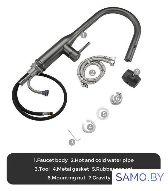 Смеситель Gappo G4398-41 - Изображение №11 — Интернет-магазин samo.by