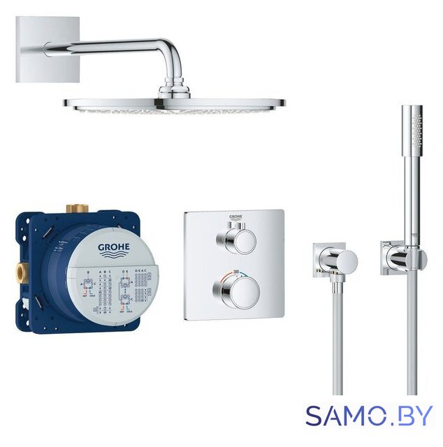 Душевая система  Grohe Grohtherm 34730000 - Изображение №2 — Интернет-магазин samo.by