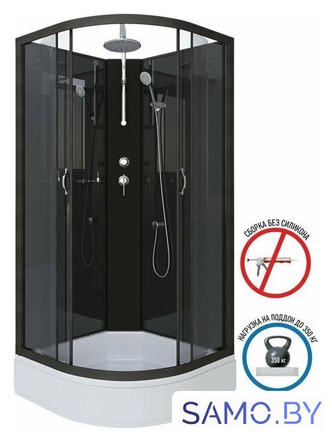 Душевая кабина Niagara NG-6501-14BKT 90x90x215 - Изображение №3 — Интернет-магазин samo.by