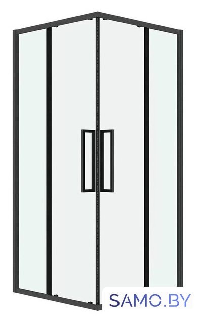 Душевой уголок Grossman Cosmo 90x90x195 300.K33.02.9090.42.00 (графит сатин/прозрачное стекло) - Изображение №1 — Интернет-магазин samo.by