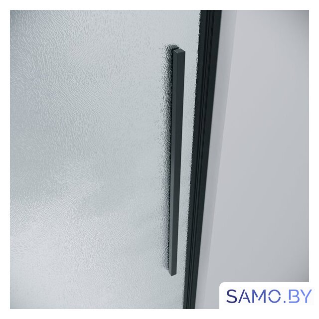 Душевая дверь Grossman Galaxy 100x195 100.K33.01.100.21.02 (черный матовый/стекло шиншилла) - Изображение №3 — Интернет-магазин samo.by