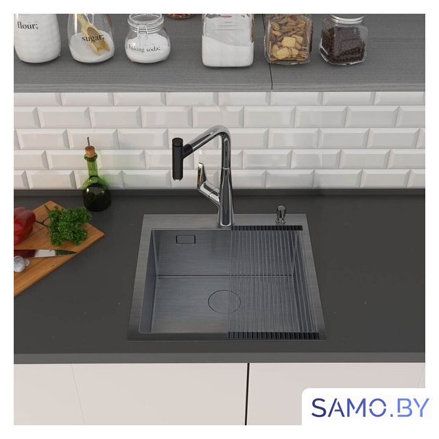 Кухонная мойка Roxen Simple 560220-45B - Изображение №2 — Интернет-магазин samo.by