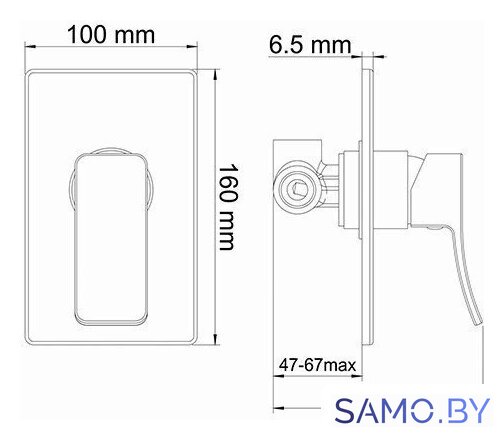 Душевая система  Wasserkraft A12669 - Изображение №12 — Интернет-магазин samo.by