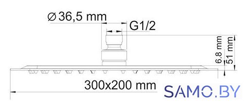 Душевая система  Wasserkraft A12669 - Изображение №11 — Интернет-магазин samo.by