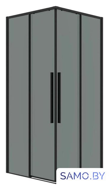 Душевой уголок Grossman Galaxy 80x80x195 300.K33.01.8080.21.10 (черный матовый/тонированное стекло) - Изображение №1 — Интернет-магазин samo.by