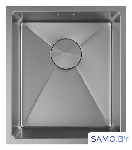 Кухонная мойка ZorG Zerox 38 U / IF Steel - Изображение №3 — Интернет-магазин samo.by