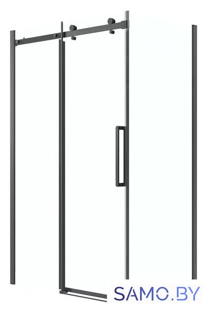 Душевой уголок Grossman Classic 120x80x195 120.K33.04.1280.42.00 (графит сатин/прозрачное стекло) - Изображение №1 — Интернет-магазин samo.by