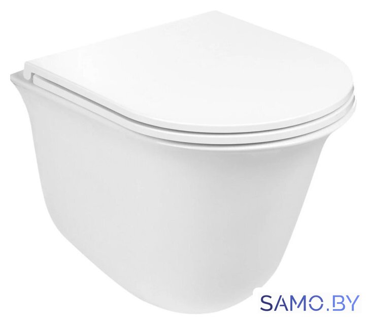 Унитаз подвесной WeltWasser Amberg 506 + Telbach 004 GL-WT + Amberg RD-WT - Изображение №4 — Интернет-магазин samo.by